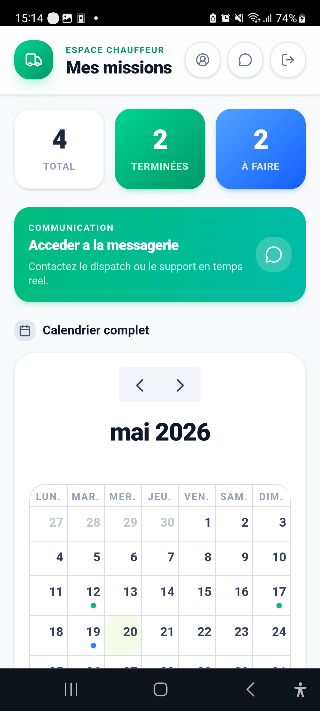 Mes missions